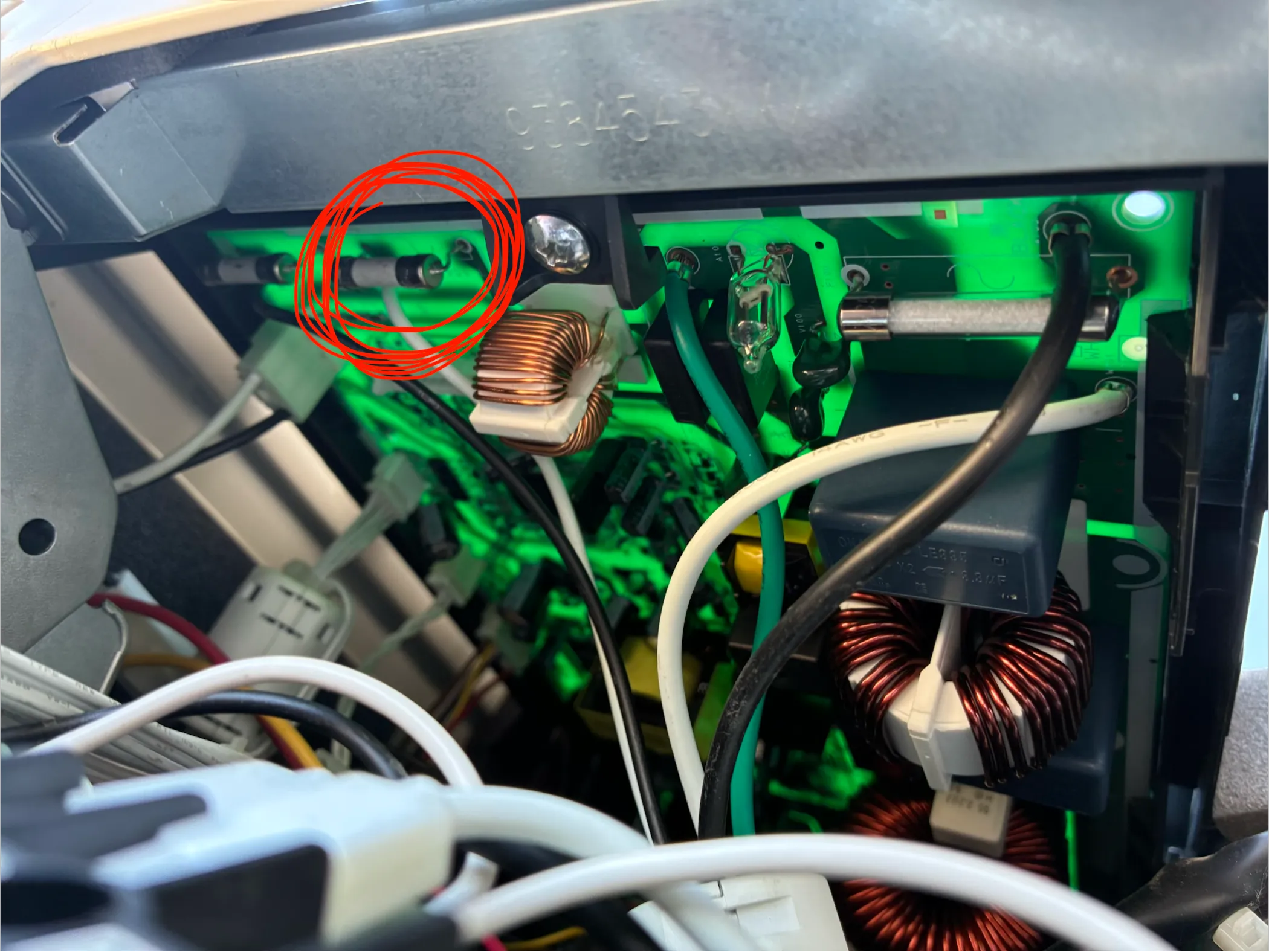 Gallery photos for Blown Fuse on a Mini-Split Control Board Diagnosed and Fixed: Image #2