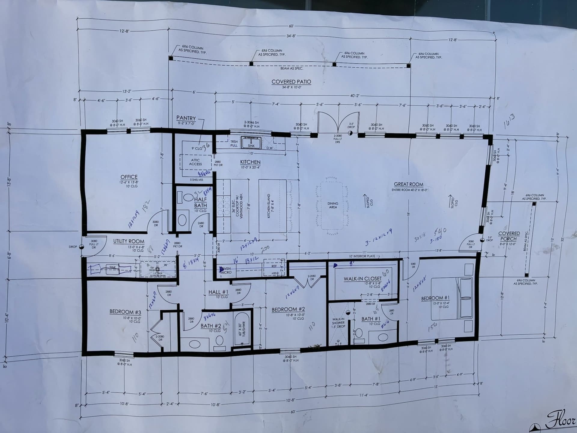 Custom Home Floor Plan by Affordable Air image