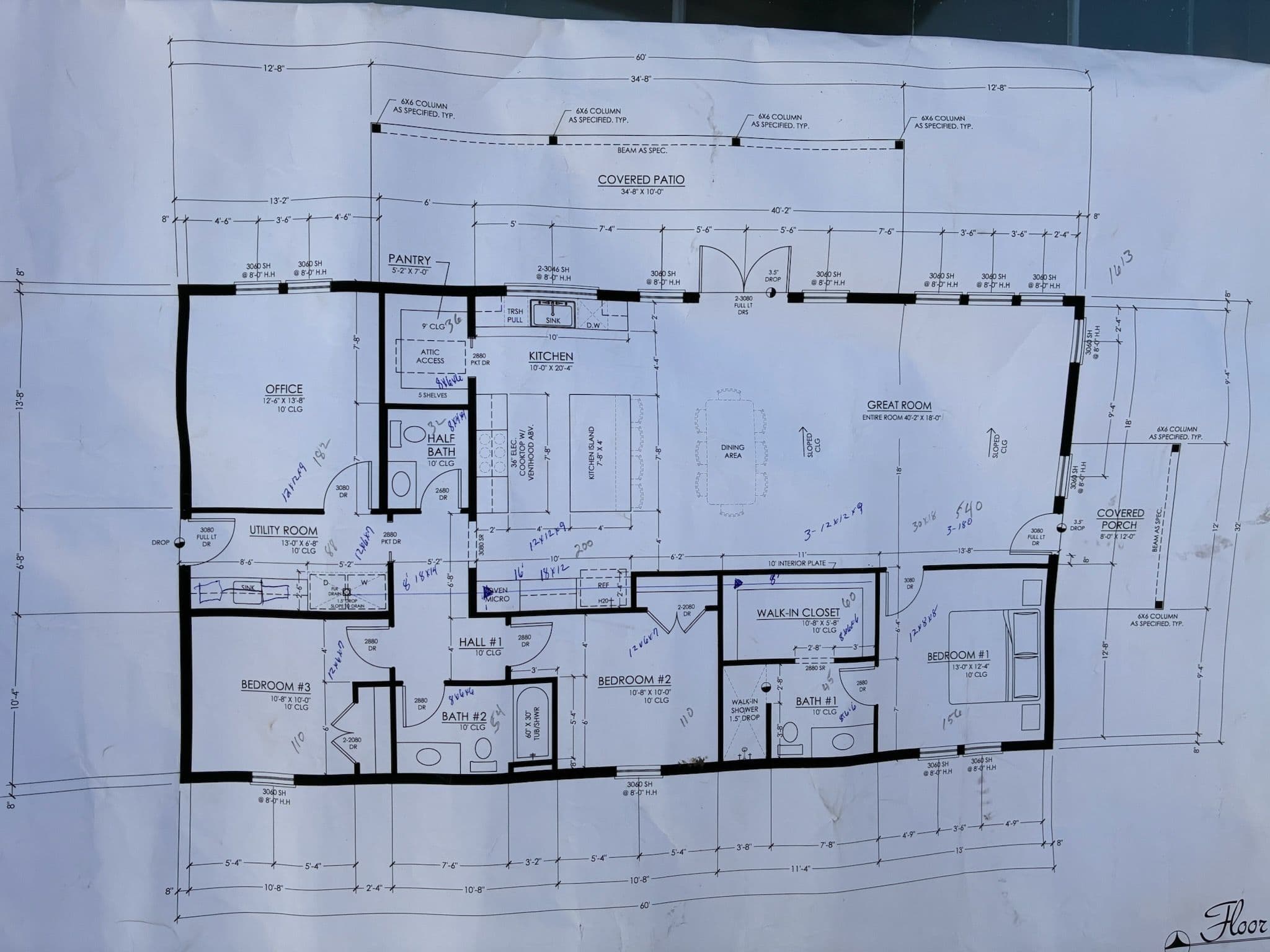 Project Custom Home Floor Plan by Affordable Air image