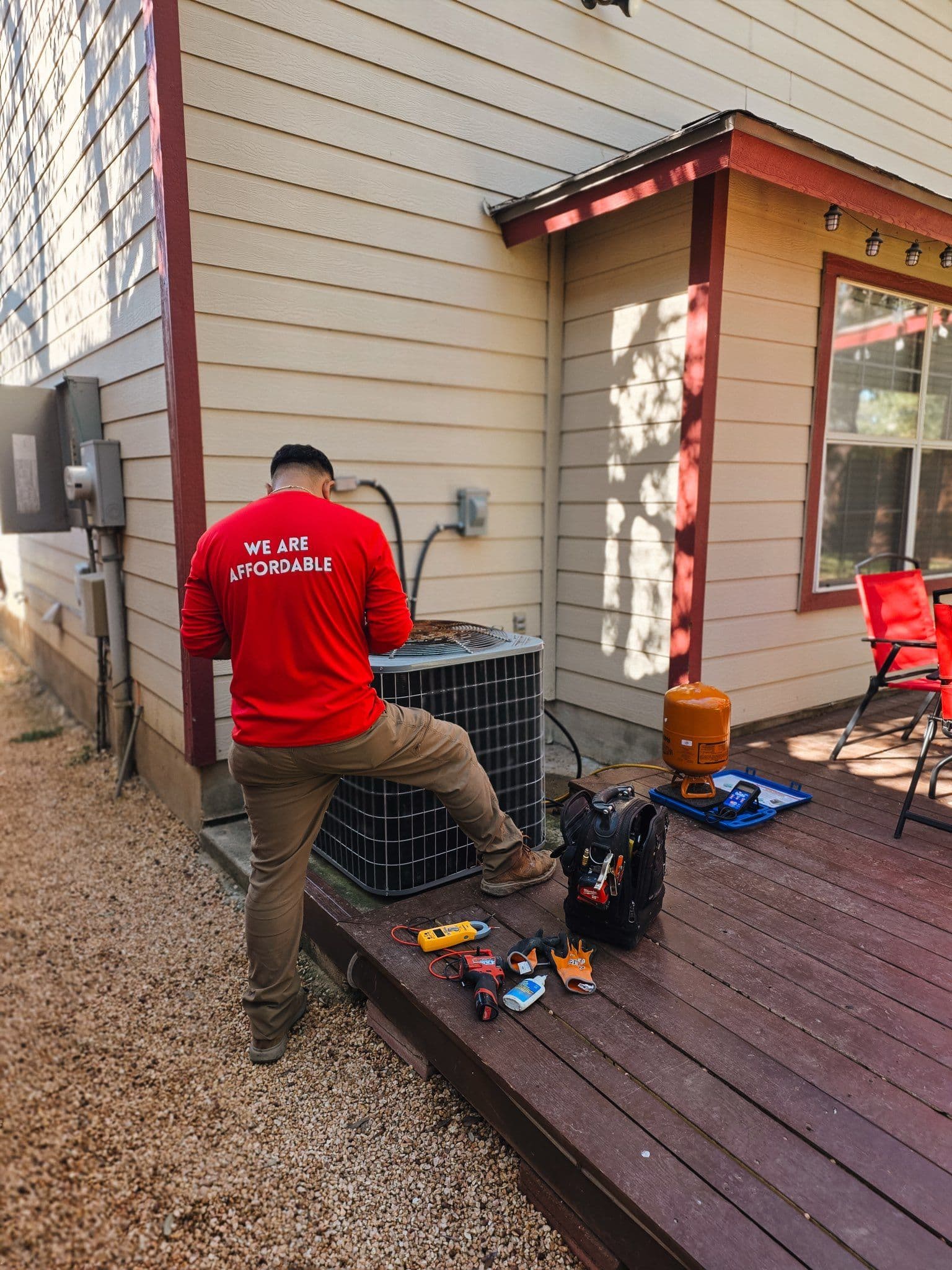 Project Getting Ready for a Cozy Thanksgiving with New AC Parts image